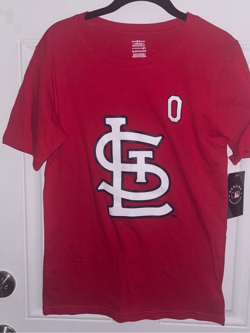 MLB St. Louis Cardinals Red Crewneck Logo Tee